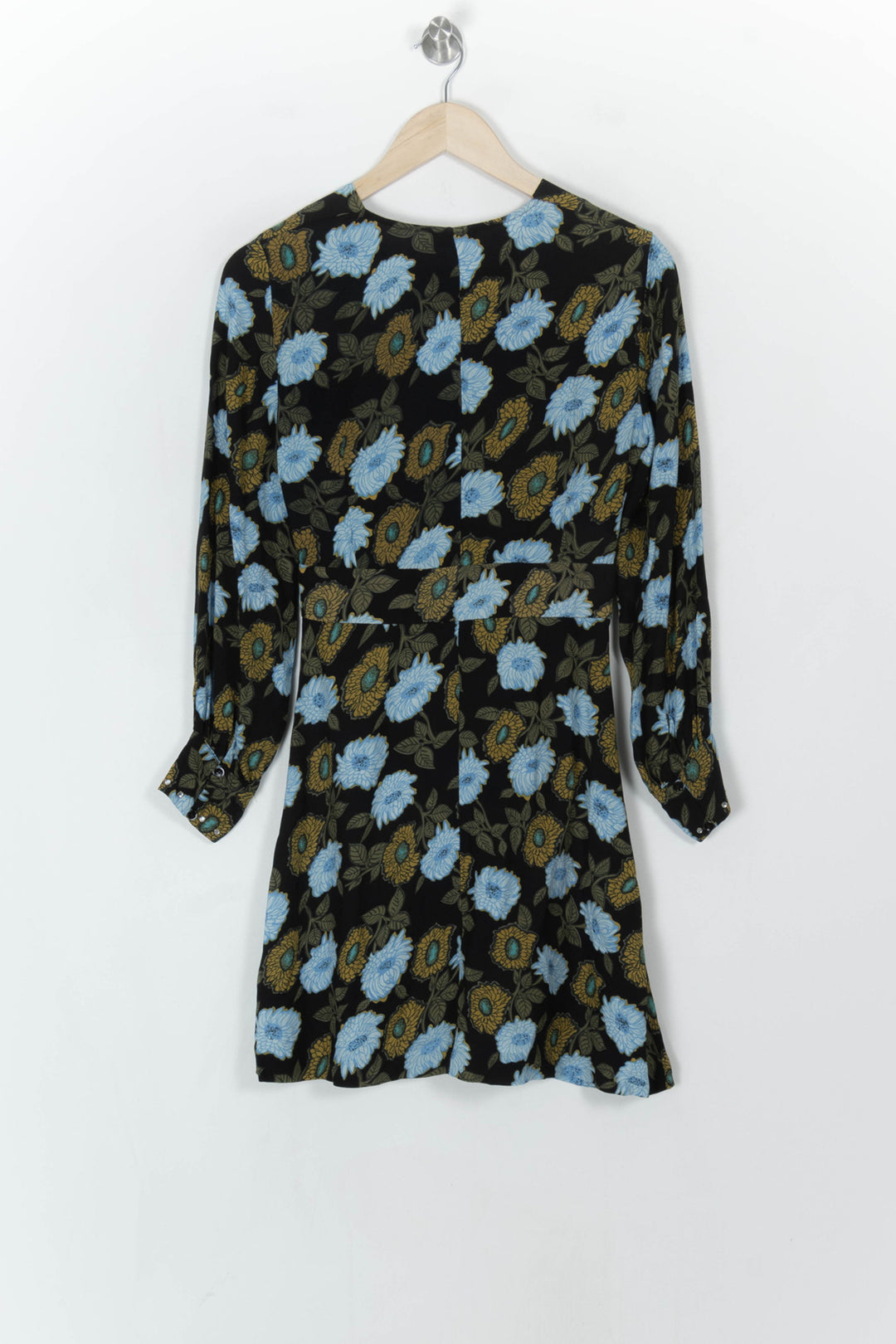 Robe Courte Noire et Bleue - Taille S/36 de la marque Sandro | PARAD124900 - Vendu par Paradigme - Image 5