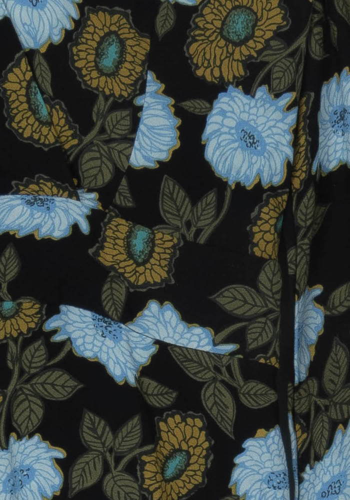 Robe Courte Noire et Bleue - Taille S/36 de la marque Sandro | PARAD124900 - Vendu par Paradigme - Image 3