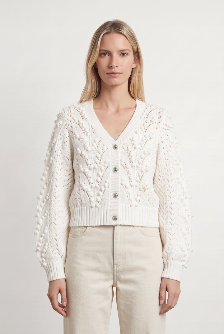 Gilet ou Cardigan Beige - Taille S/36