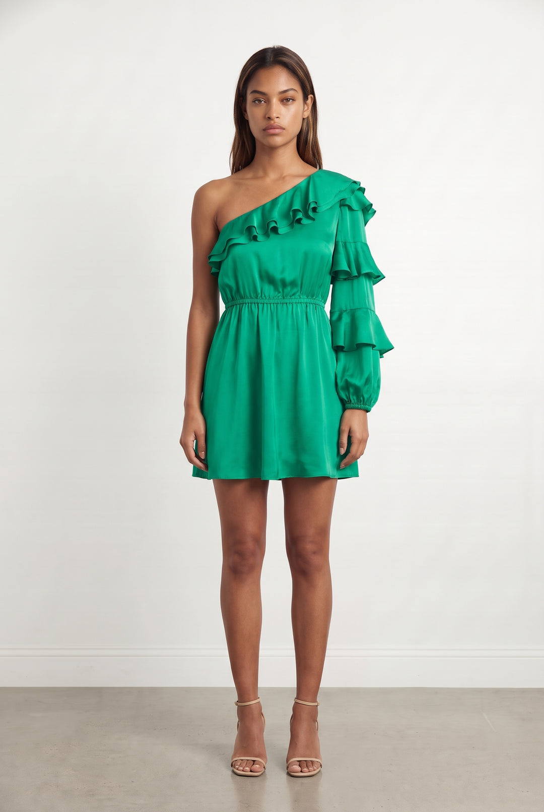 Robe Courte Verte - Taille XS/34