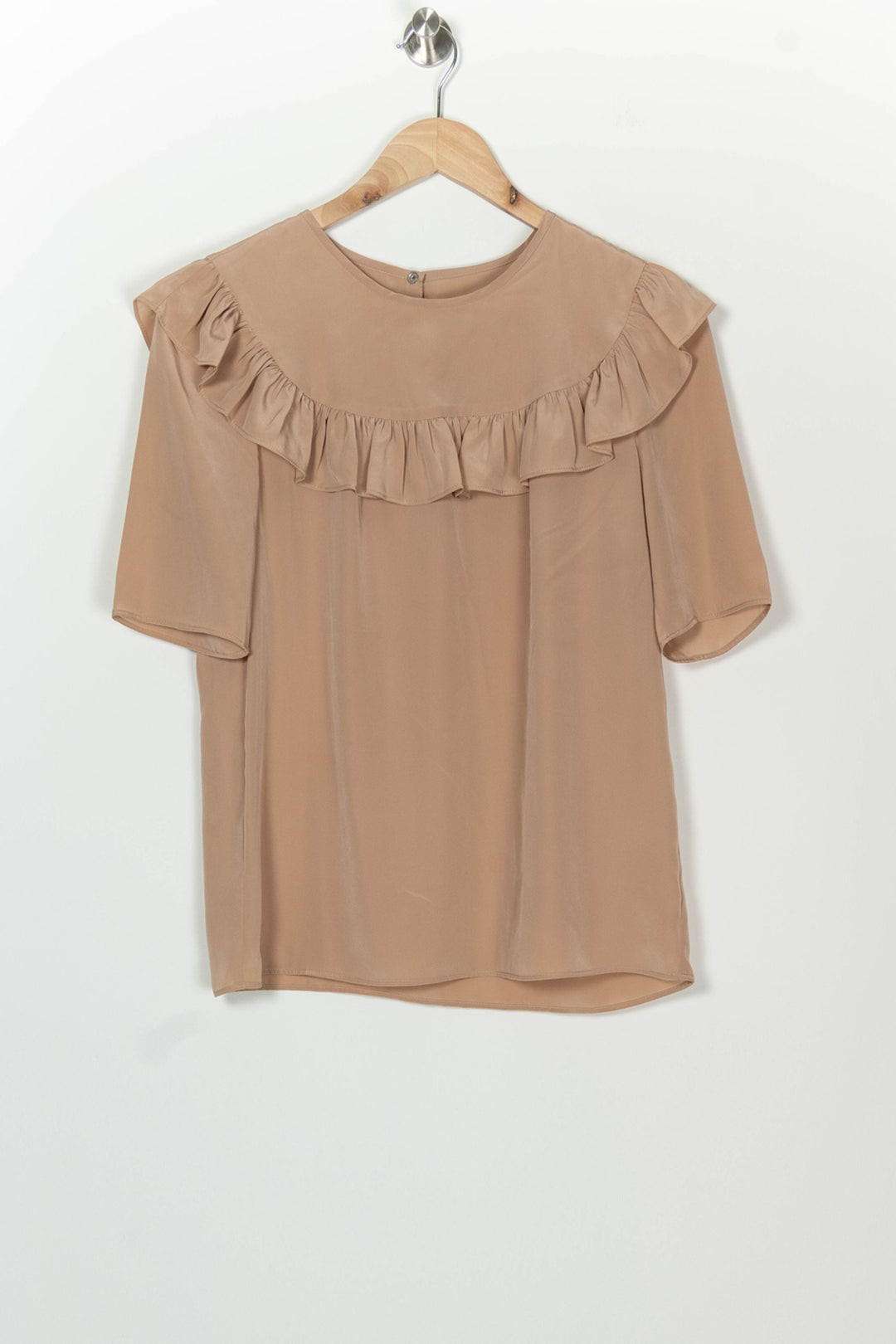 Blouse Beige - Taille M/38 de la marque Claudie Pierlot | PARAD125477 - Vendu par Paradigme - Image 2