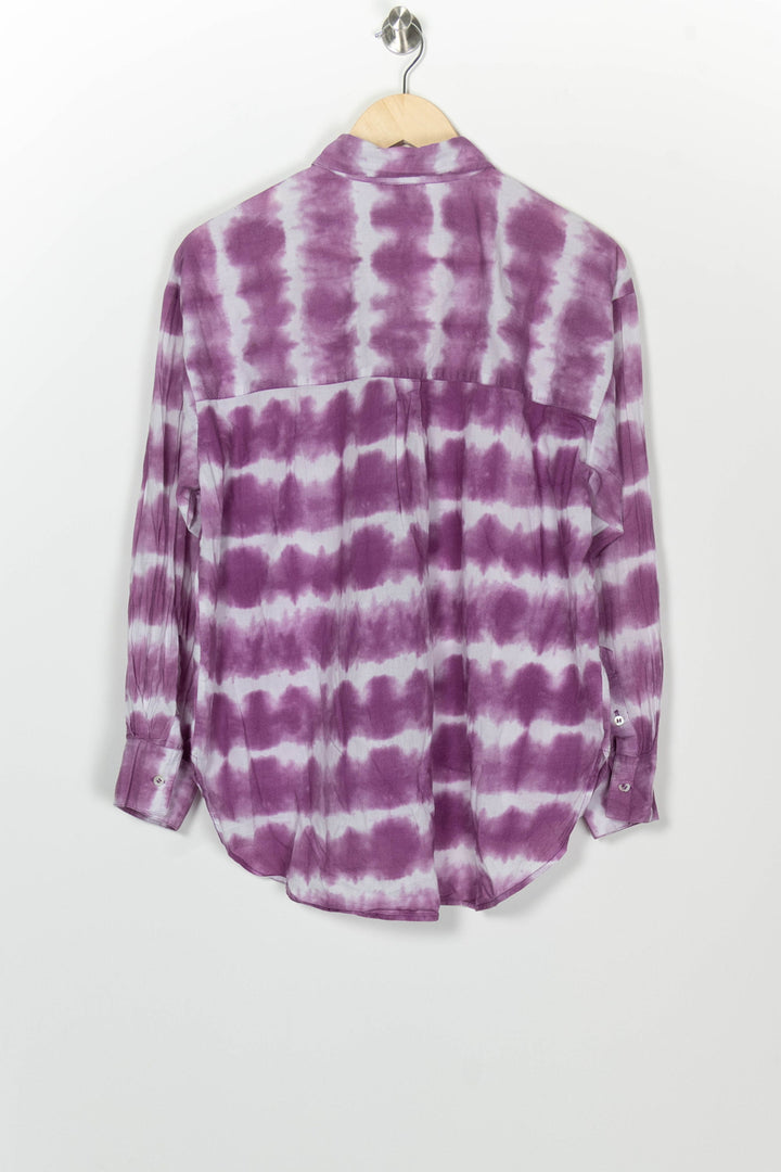Chemise Violette et Blanche - Taille S/36 de la marque Petite Mendigote | PARAD125489 - Vendu par Paradigme - Image 5