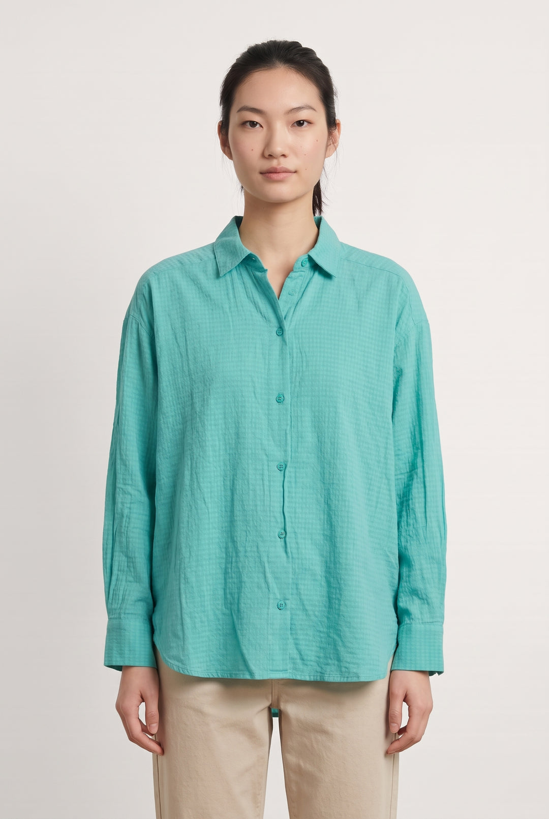 Chemise Verte - Taille S/36 de la marque Petite Mendigote | PARAD125491 - Vendu par Paradigme - Image 1
