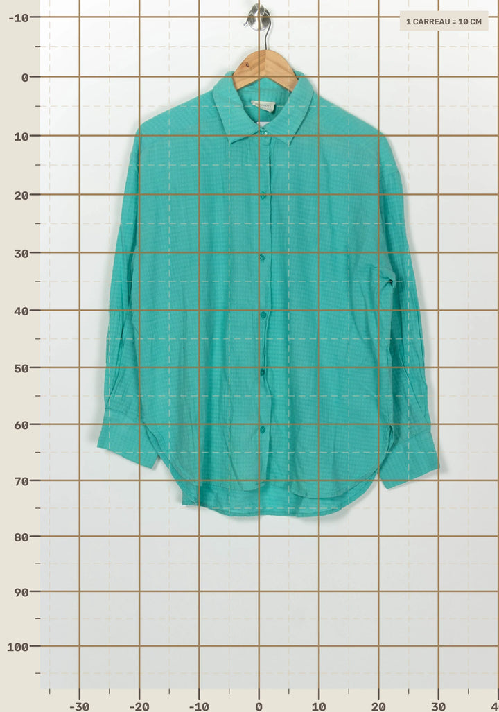 Chemise Verte - Taille S/36 de la marque Petite Mendigote | PARAD125491 - Vendu par Paradigme - Image 4