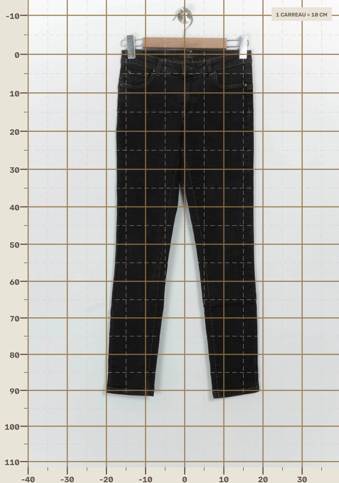 Jean Noir - Taille M/38 de la marque IKKS | PARAD125603 - Vendu par Paradigme - Image 4