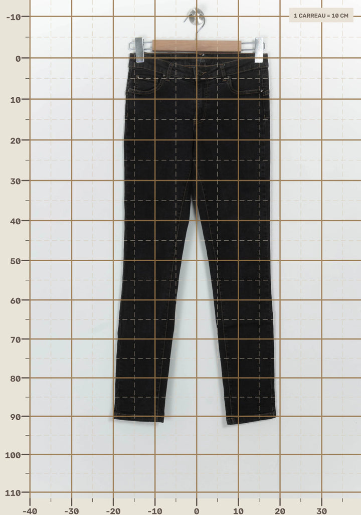 Jean Noir - Taille M/38 de la marque IKKS | PARAD125603 - Vendu par Paradigme - Image 4