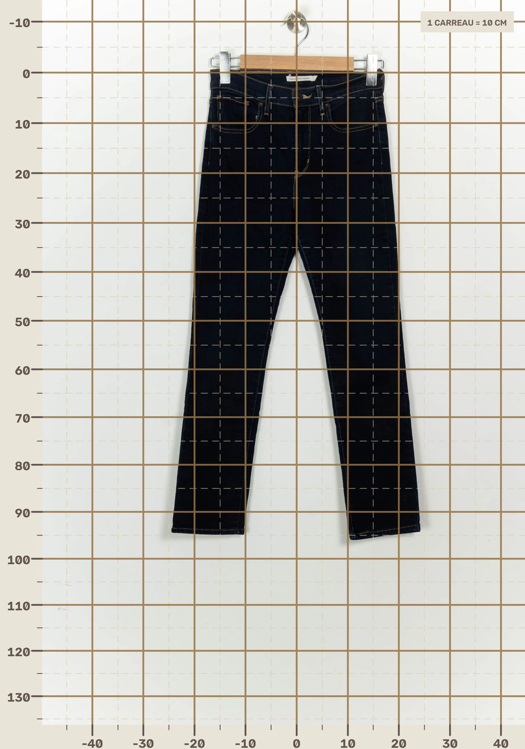 Jean skinny bleu foncé - Taille S/36 de la marque Levi&