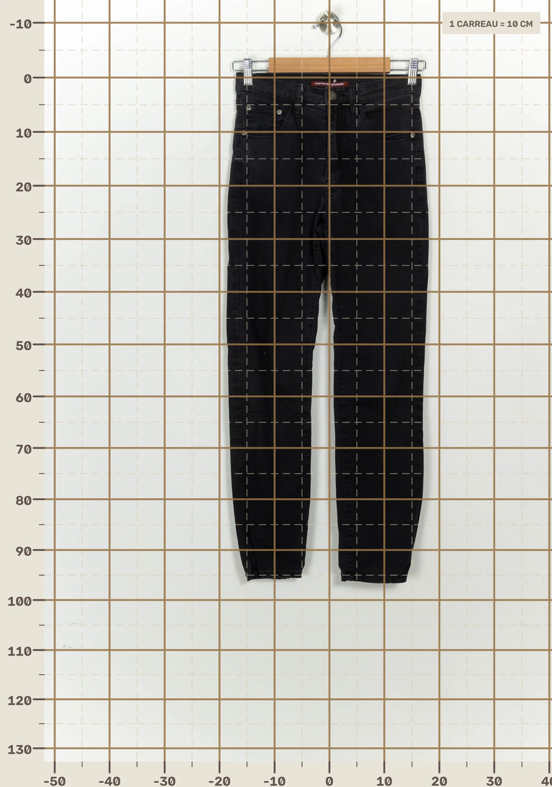 Jean Noir - Taille S/36 de la marque Comptoir des Cotonniers | PARAD125606 - Vendu par Paradigme - Image 4
