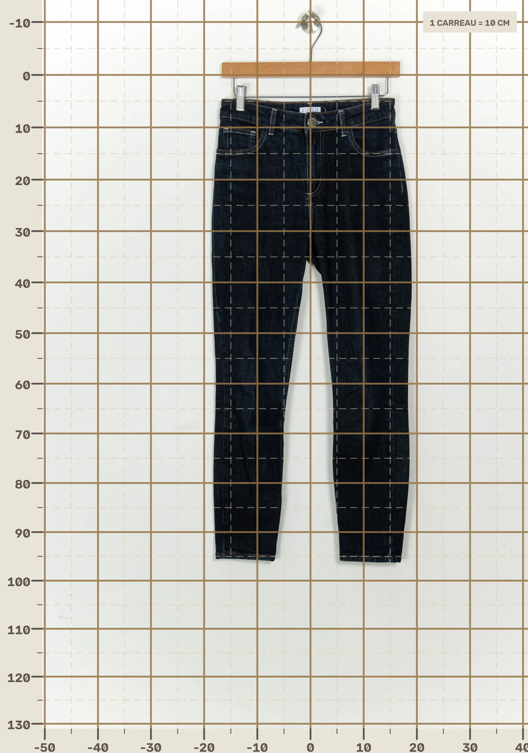 Jean Bleu Foncé - Taille S/36 de la marque Claudie Pierlot | PARAD125607 - Vendu par Paradigme - Image 4