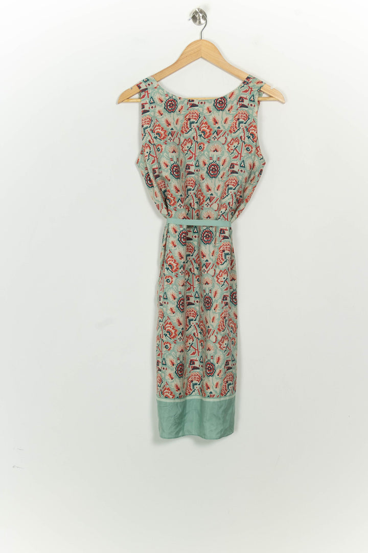 Robe Midi Verte et Rouge - Taille S/36 de la marque Comptoir des Cotonniers | PARAD125610 - Vendu par Paradigme - Image 5