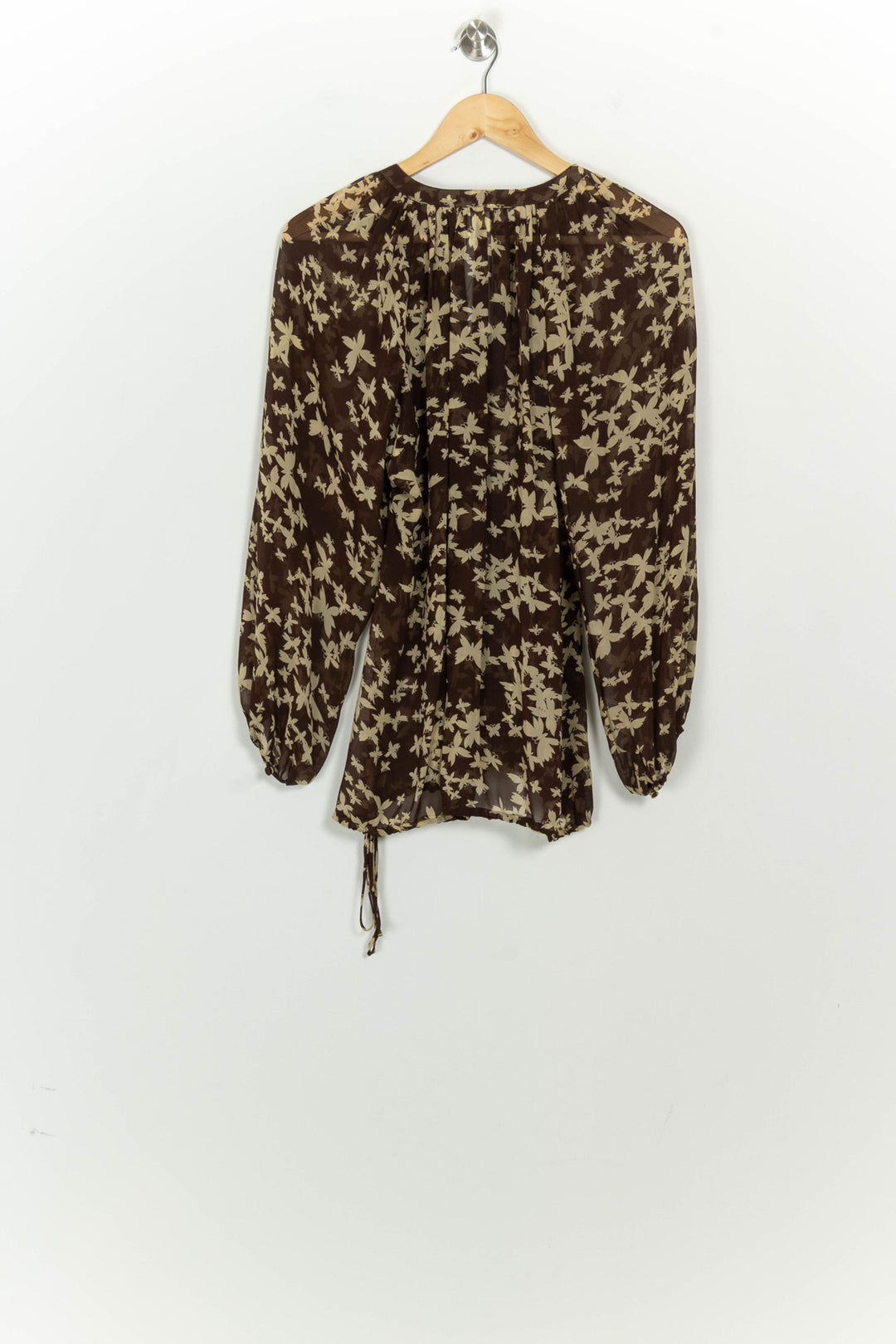 Blouse Marron et Beige - Taille S/36 de la marque Paul &amp; Joe Sister | PARAD125614 - Vendu par Paradigme - Image 5