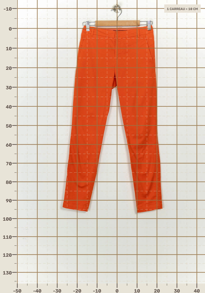 Pantalon Orange - Taille XS/34 de la marque Comptoir des Cotonniers | PARAD125616 - Vendu par Paradigme - Image 4