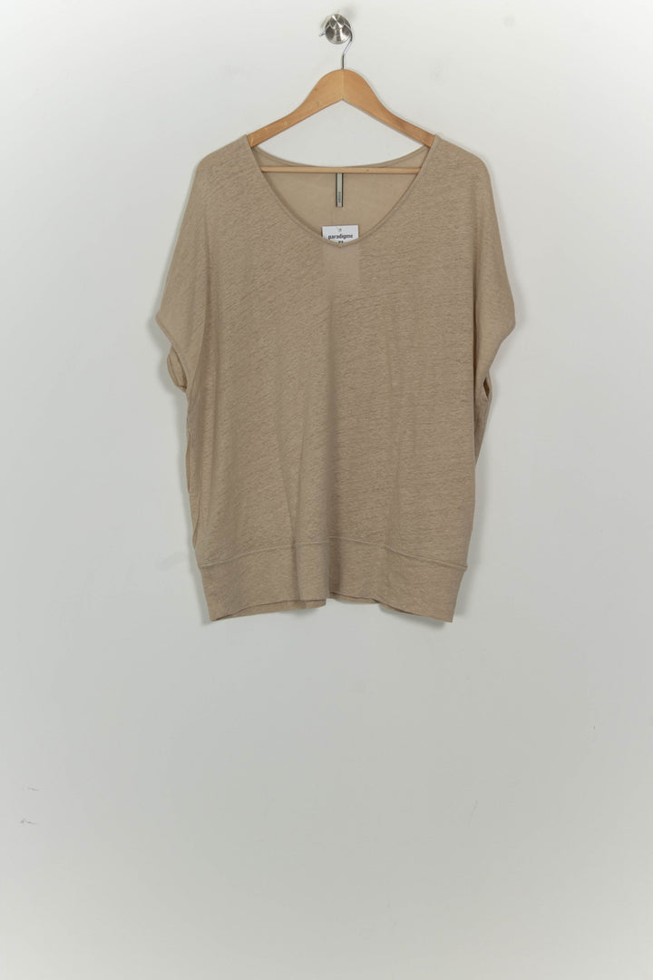 T-shirt Beige - Taille L/40 de la marque Indies | PARAD125619 - Vendu par Paradigme - Image 2
