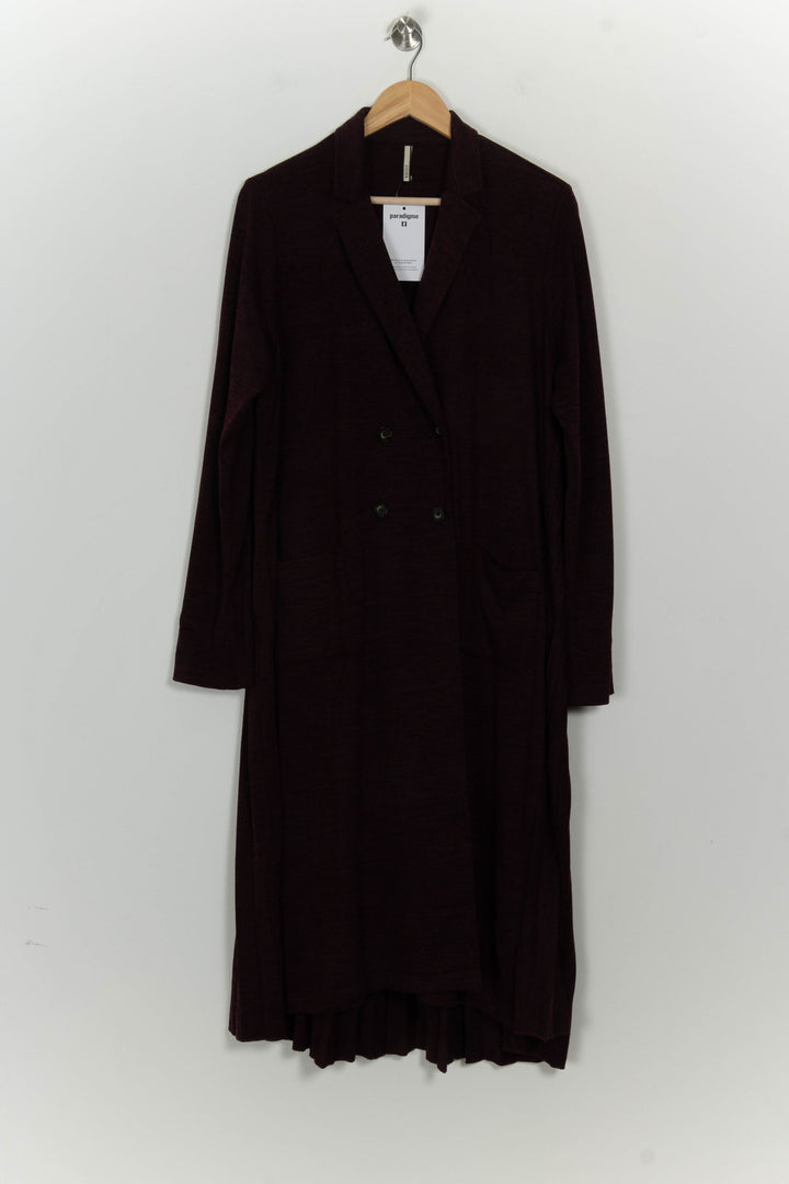 Gilet Long Bordeaux - Taille XXXL/46 de la marque Indies | PARAD125621 - Vendu par Paradigme - Image 2