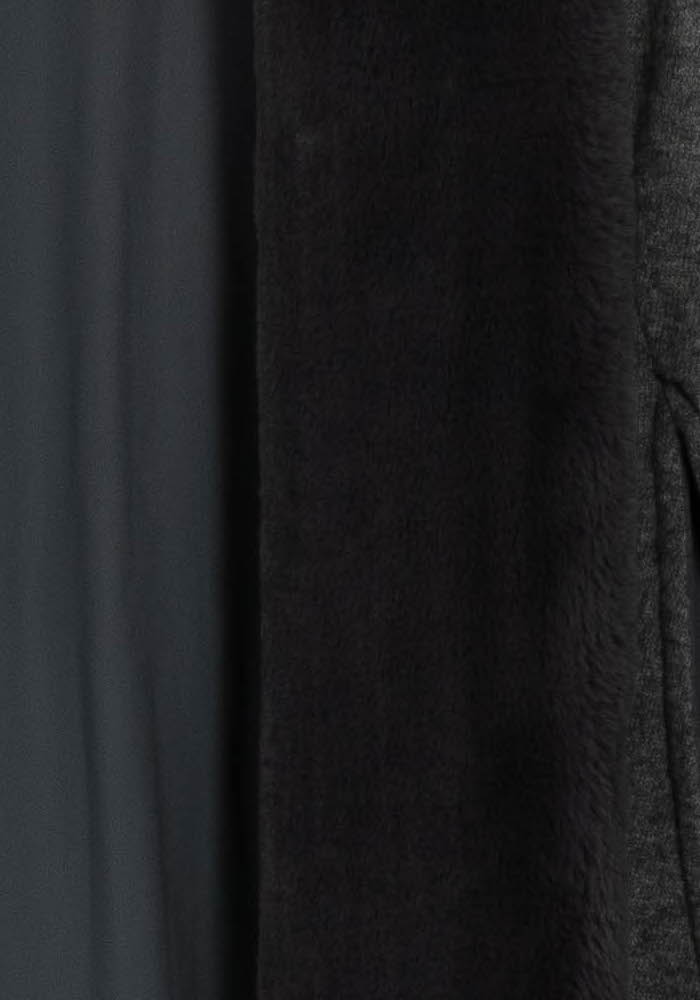 Manteau Gris et Noir - Taille XXXL/46 de la marque Indies | PARAD125622 - Vendu par Paradigme - Image 3