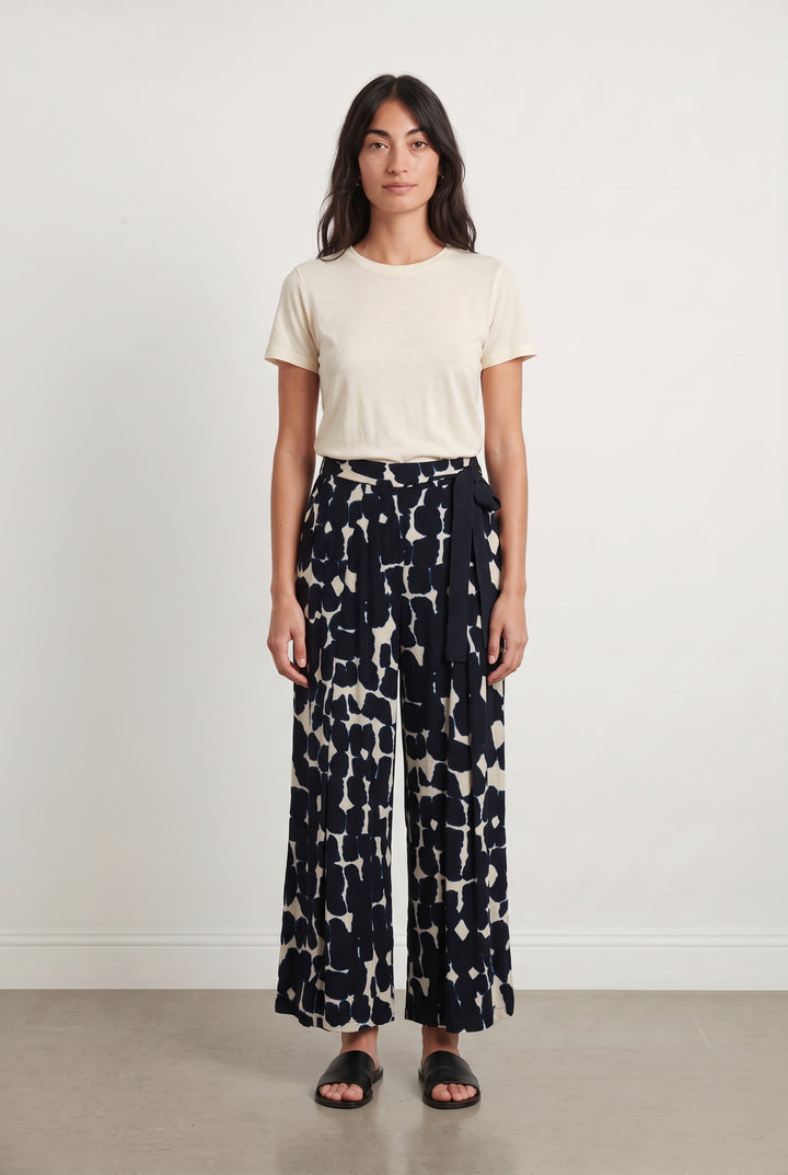 Pantalon Noir et Beige - Taille S/36 de la marque La Fée Maraboutée | PARAD125624 - Vendu par Paradigme - Image 1