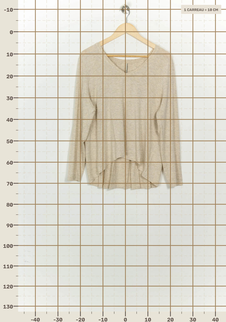 Haut Beige - Taille XXXL/46 de la marque Indies | PARAD125626 - Vendu par Paradigme - Image 4
