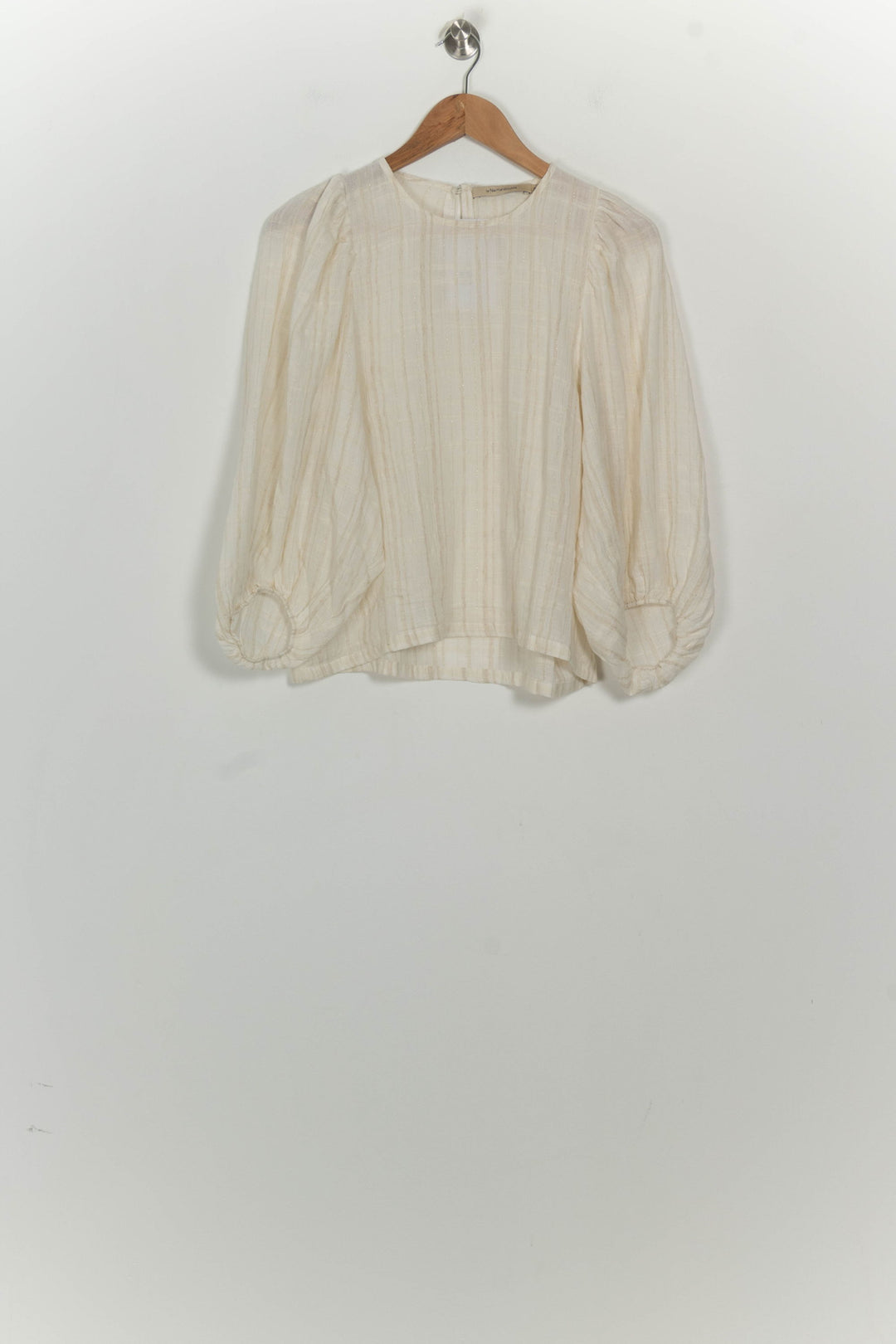 Blouse Beige - Taille M/38 de la marque La Fée Maraboutée | PARAD125634 - Vendu par Paradigme - Image 2