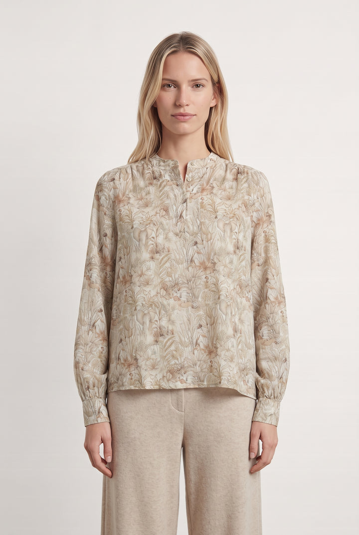 Blouse Beige - Taille M/38 de la marque La Fée Maraboutée | PARAD125636 - Vendu par Paradigme - Image 1