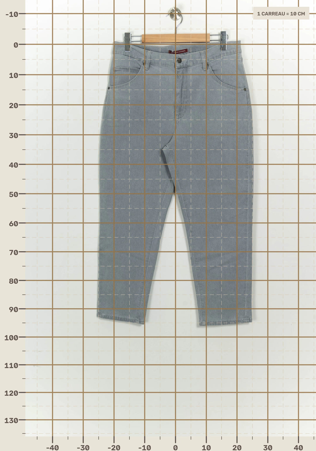 Jean Gris clair - Taille XL/42 de la marque Comptoir des Cotonniers | PARAD125641 - Vendu par Paradigme - Image 4