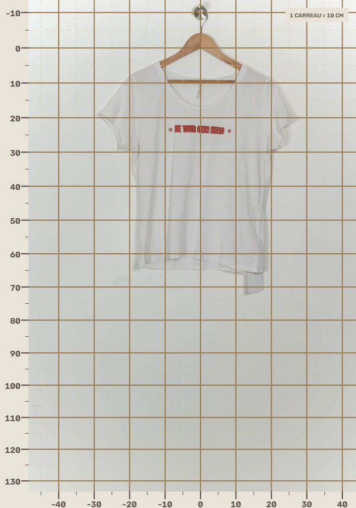 Tee-Shirt Blanc - Taille XL/42 de la marque I.Code | PARAD125643 - Vendu par Paradigme - Image 4
