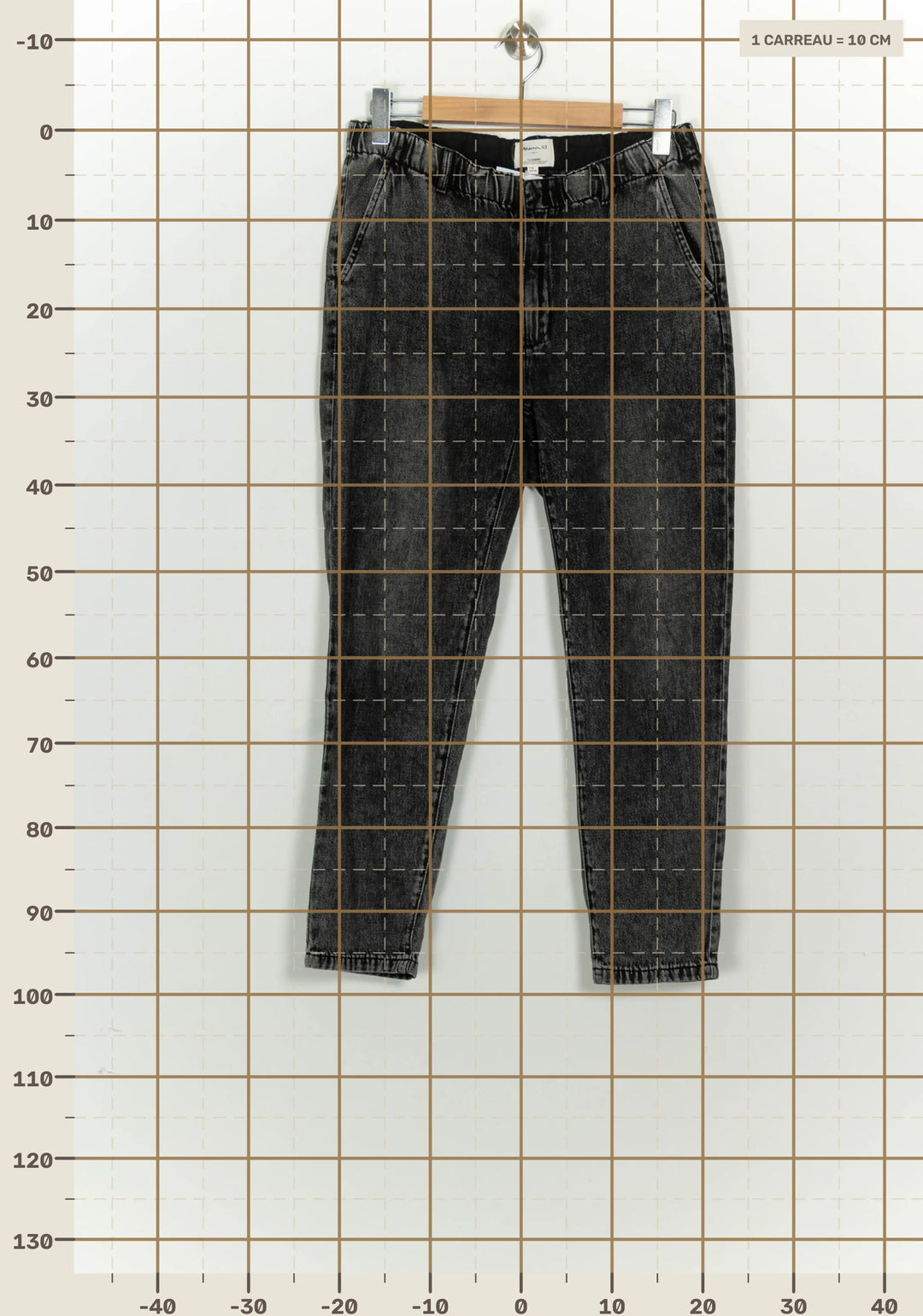 Jean Gris - Taille XL/42 de la marque Maison 123 | PARAD125645 - Vendu par Paradigme - Image 4