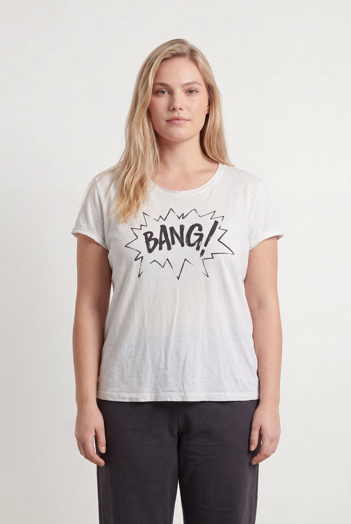 Tee-shirt Blanc - Taille XXL/44 de la marque IKKS | PARAD125646 - Vendu par Paradigme - Image 1