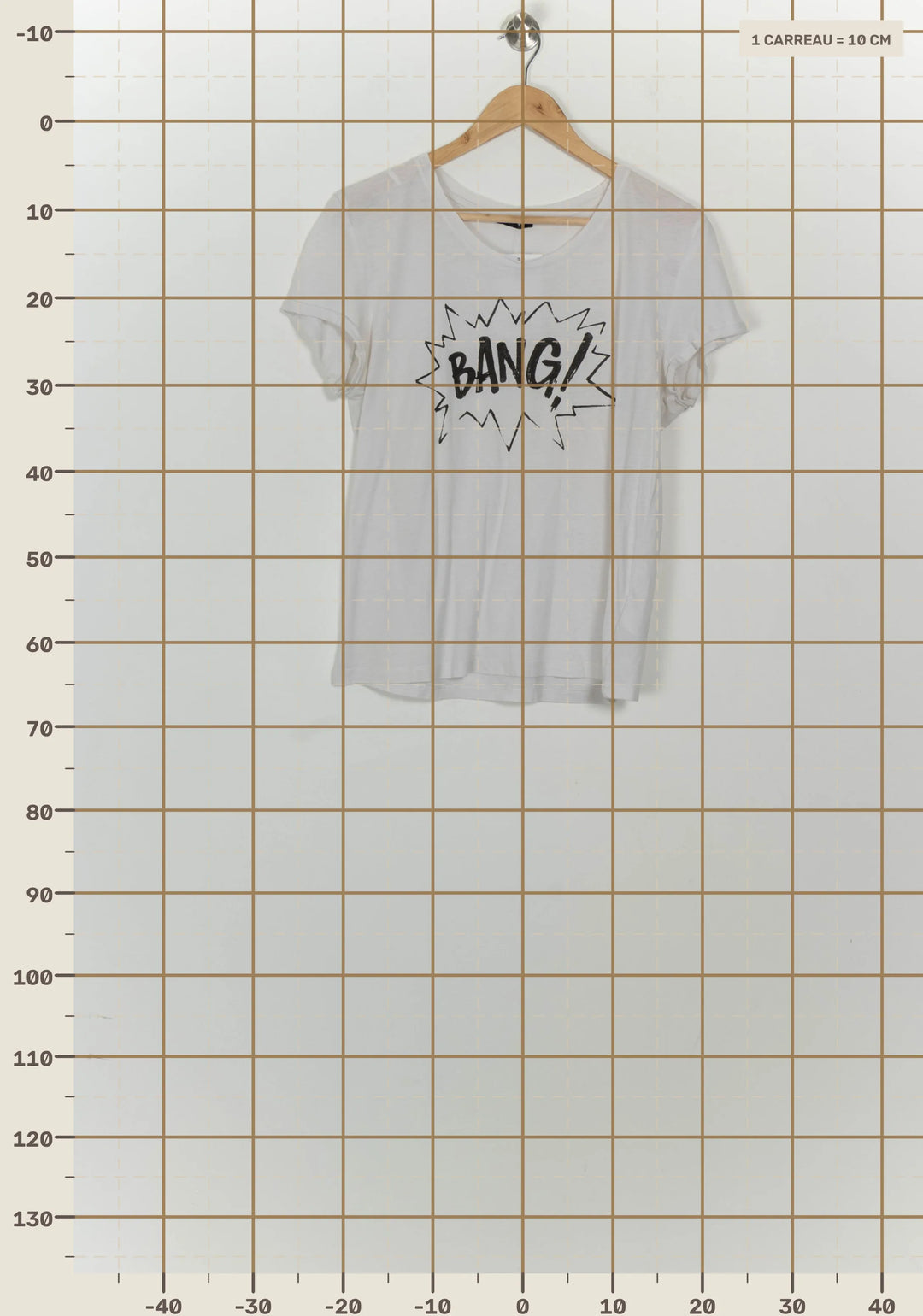 Tee-shirt Blanc - Taille XXL/44 de la marque IKKS | PARAD125646 - Vendu par Paradigme - Image 4