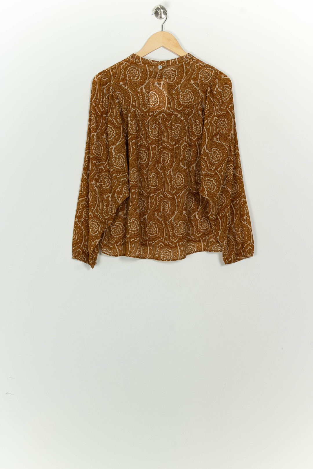 Blouse Marron et Beige - Taille M/38 de la marque One Step | PARAD125648 - Vendu par Paradigme - Image 5