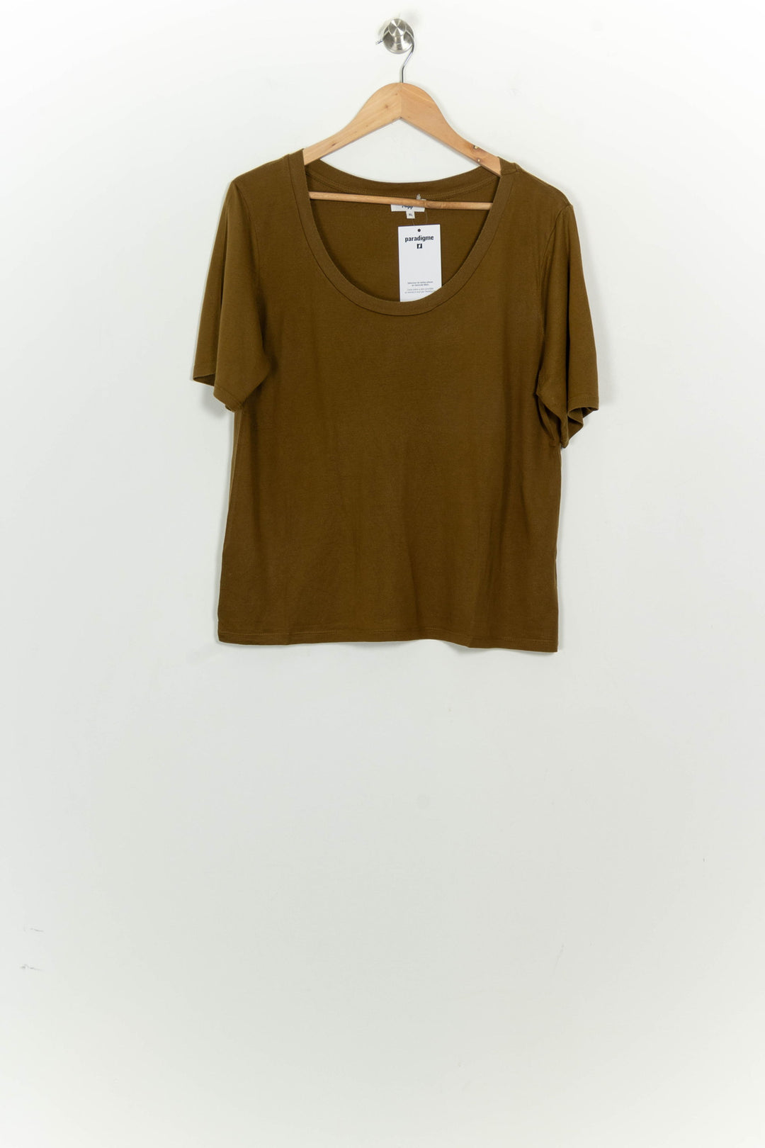 Tee-shirt Marron - Taille XL/42 de la marque Caroll | PARAD125650 - Vendu par Paradigme - Image 2