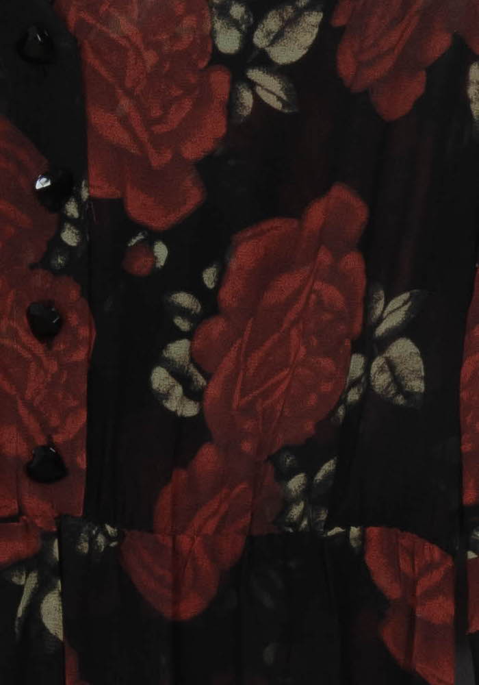 Robe Longue Noire et Rouge - Taille S/36 de la marque The Kooples | PARAD125656 - Vendu par Paradigme - Image 3