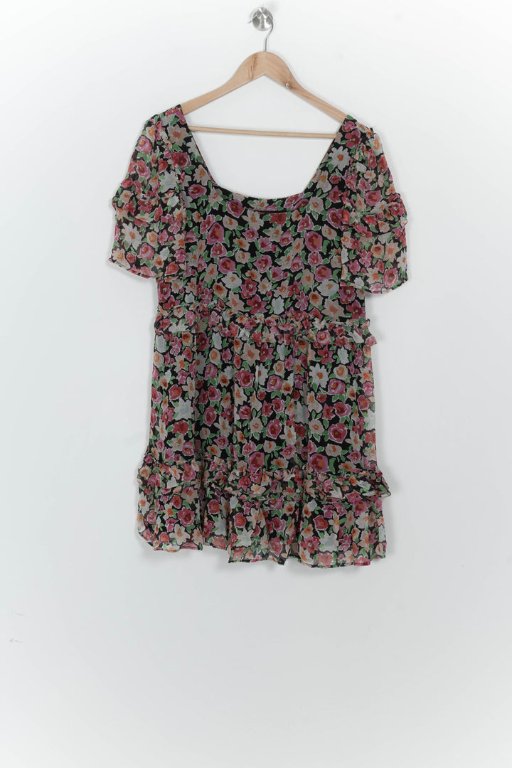 Robe Longue Noire et Rose - Taille S/36 de la marque Sézane | PARAD125657 - Vendu par Paradigme - Image 2