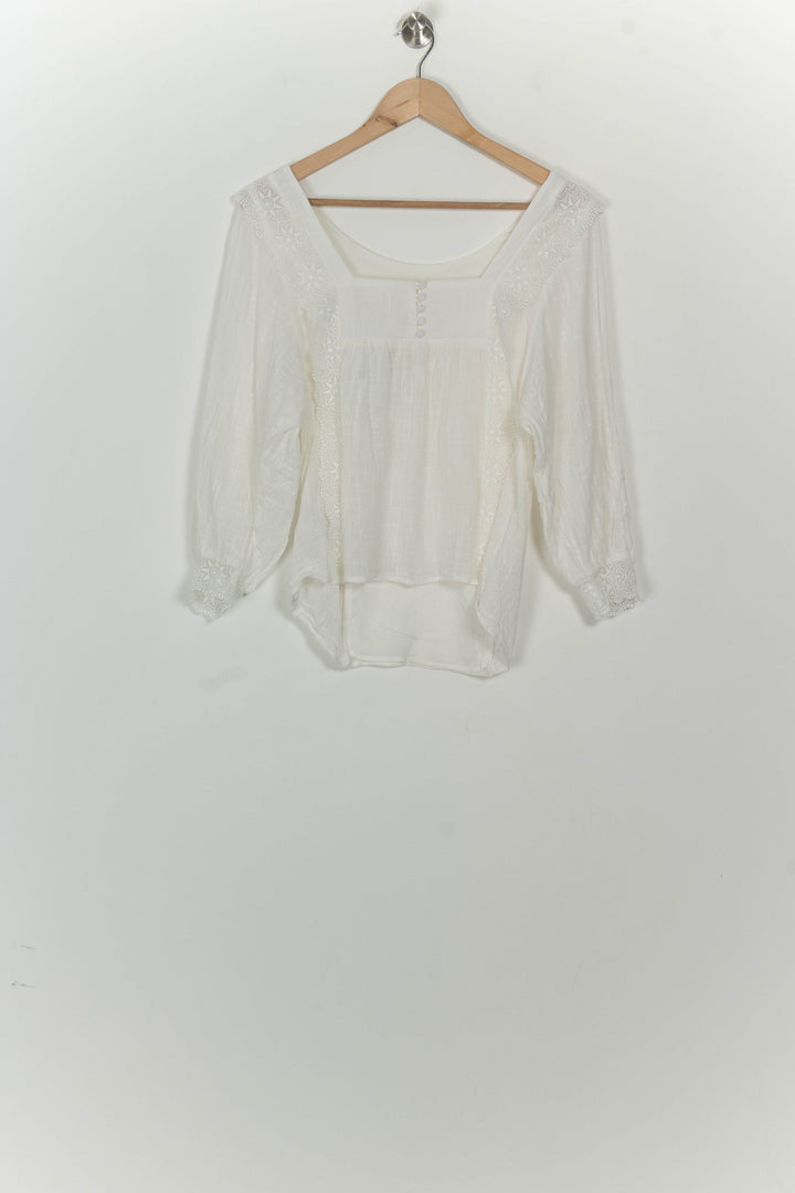 Blouse Blanche - Taille M/38 de la marque Sézane | PARAD125664 - Vendu par Paradigme - Image 5