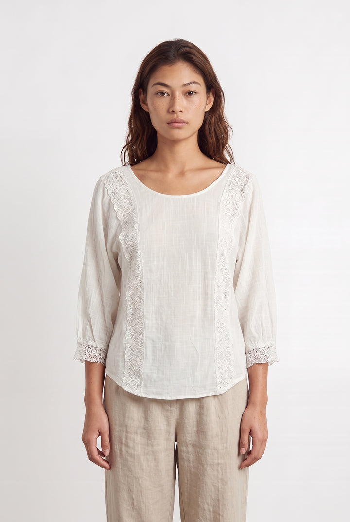 Blouse Blanche - Taille M/38 de la marque Sézane | PARAD125664 - Vendu par Paradigme - Image 1