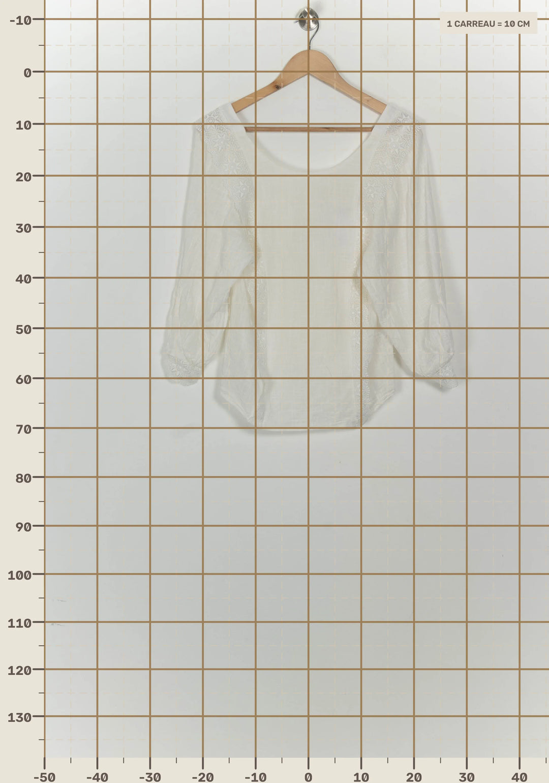 Blouse Blanche - Taille M/38 de la marque Sézane | PARAD125664 - Vendu par Paradigme - Image 4
