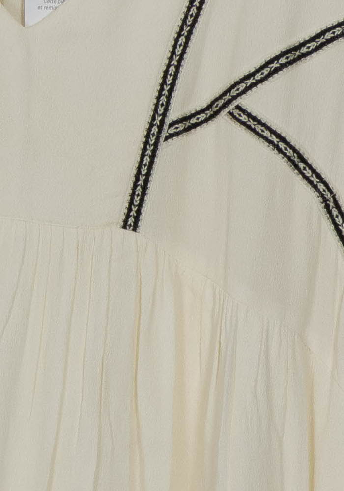 Robe Courte Beige - Taille S/36 de la marque ba&amp;sh | PARAD125665 - Vendu par Paradigme - Image 3