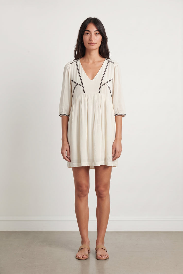 Robe Courte Beige - Taille S/36 de la marque ba&amp;sh | PARAD125665 - Vendu par Paradigme - Image 1