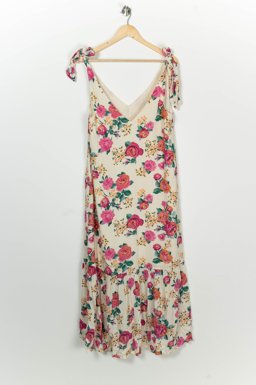 Robe Courte Écrue Et Rose - Taille S/36 de la marque Sézane | PARAD125669 - Vendu par Paradigme - Image 2