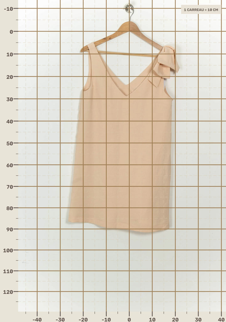 Robe Courte Pêche - Taille M/38 de la marque Sézane | PARAD125670 - Vendu par Paradigme - Image 4