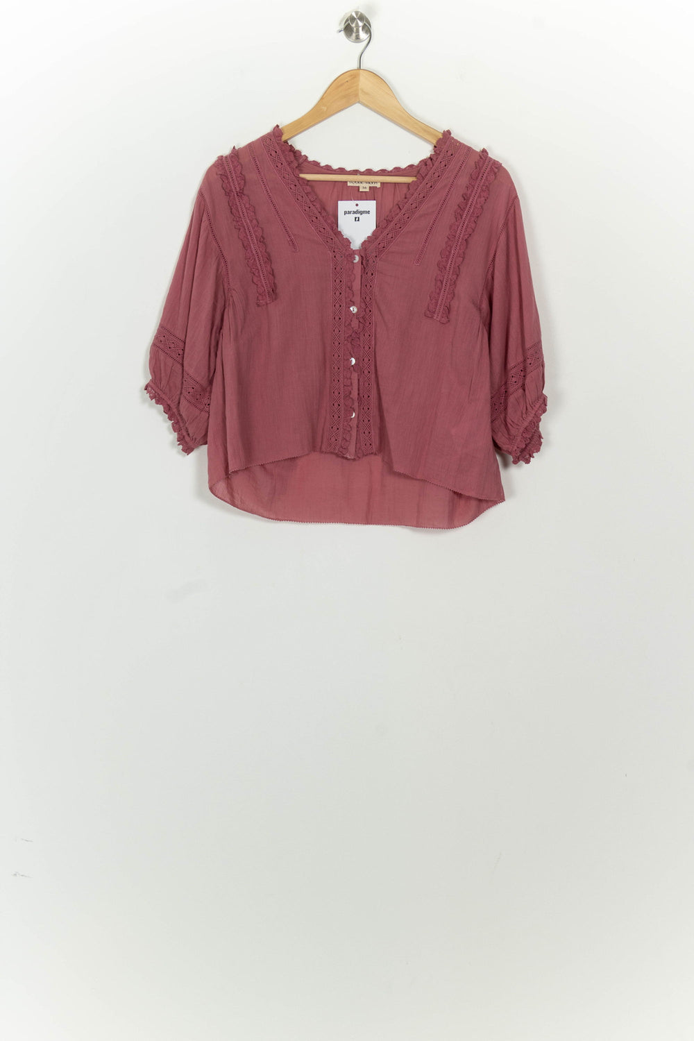 Blouse Rose - Taille S/36 de la marque Louise Misha | PARAD125675 - Vendu par Paradigme - Image 2