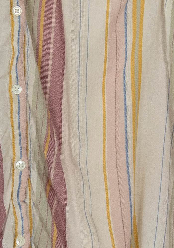 Chemisier Sans Manches Beige et Rose - Taille S/36 de la marque Bellerose | PARAD125678 - Vendu par Paradigme - Image 3