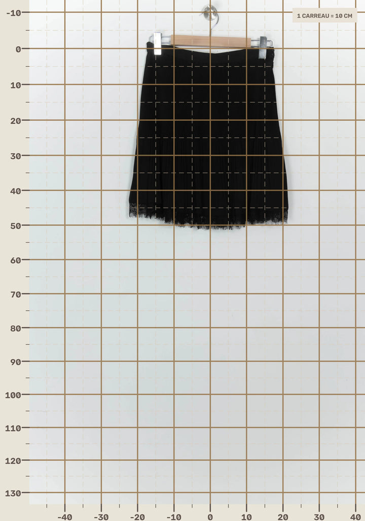 Jupe Courte Noire - Taille M/38 de la marque Comptoir des Cotonniers | PARAD125681 - Vendu par Paradigme - Image 4