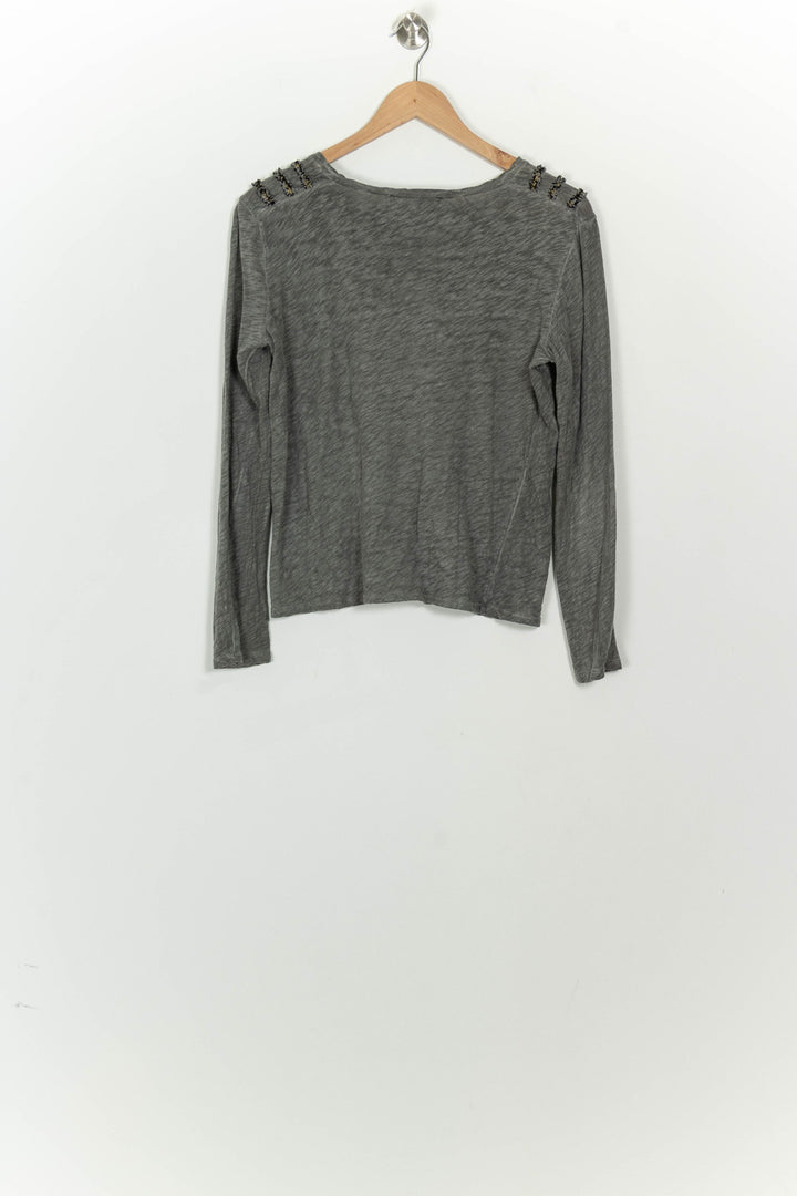 T-Shirt À Manches Longues Gris - Taille S/36 de la marque Ekyog | PARAD125682 - Vendu par Paradigme - Image 5