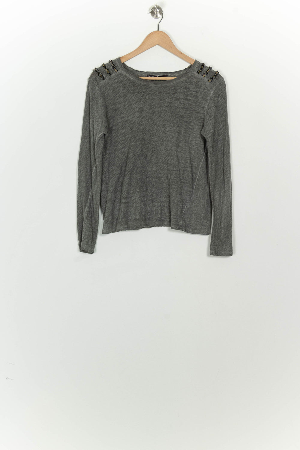T-Shirt À Manches Longues Gris - Taille S/36 de la marque Ekyog | PARAD125682 - Vendu par Paradigme - Image 2