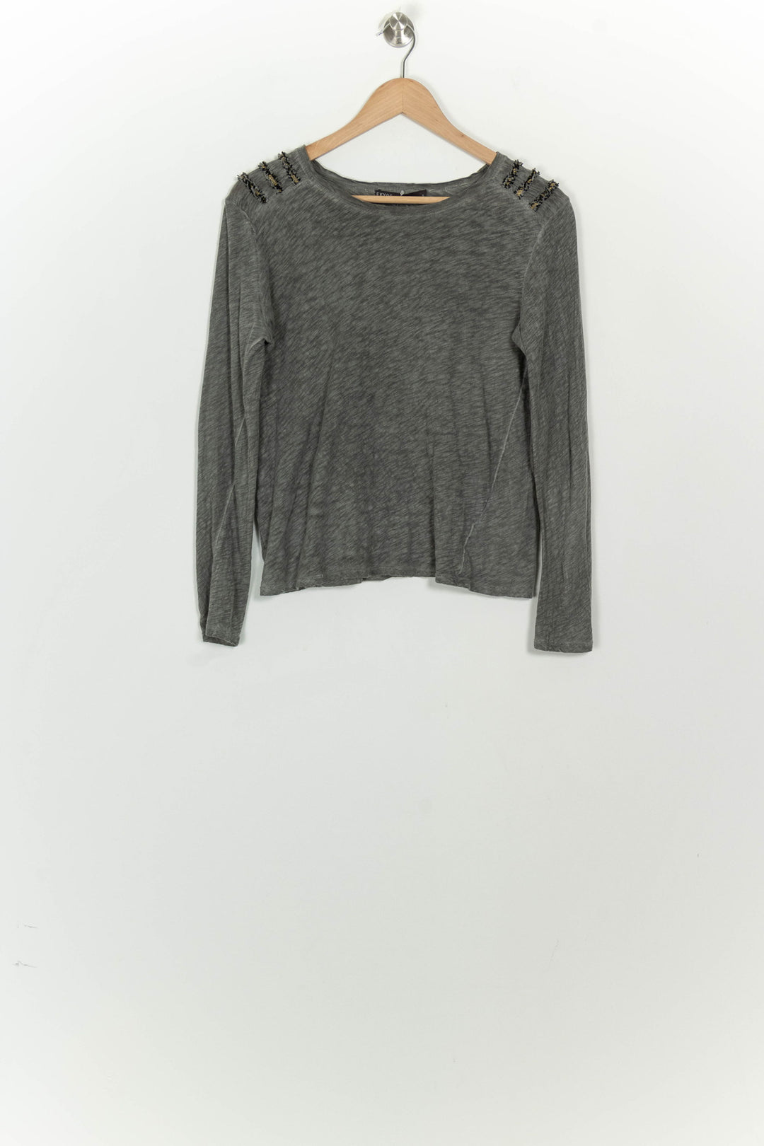 T-Shirt À Manches Longues Gris - Taille S/36 de la marque Ekyog | PARAD125682 - Vendu par Paradigme - Image 2