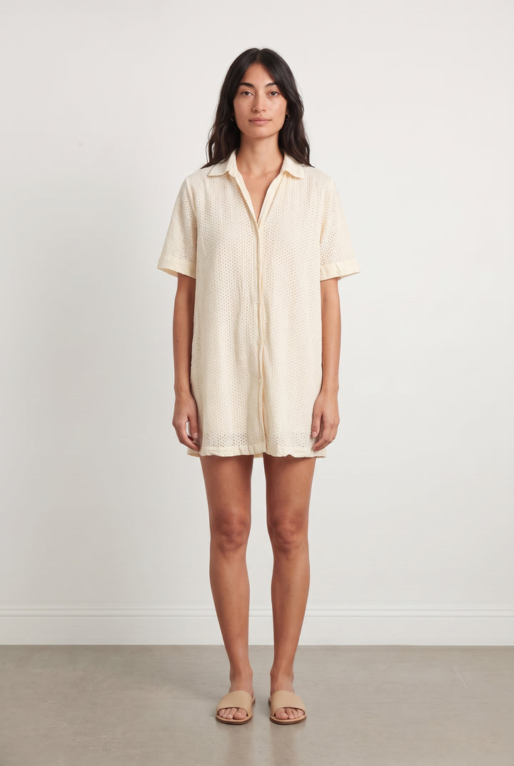 Robe Chemise Beige - Taille M/38 de la marque Comptoir des Cotonniers | PARAD125683 - Vendu par Paradigme - Image 1