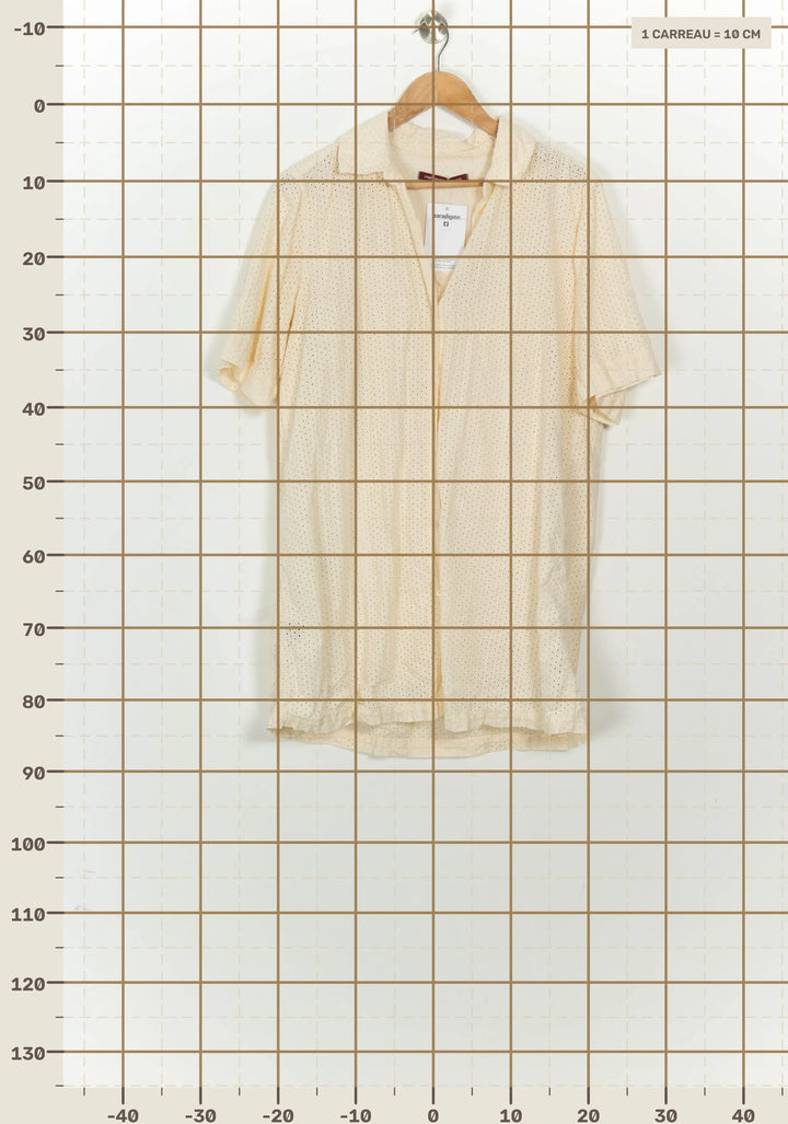 Robe Chemise Beige - Taille M/38 de la marque Comptoir des Cotonniers | PARAD125683 - Vendu par Paradigme - Image 4