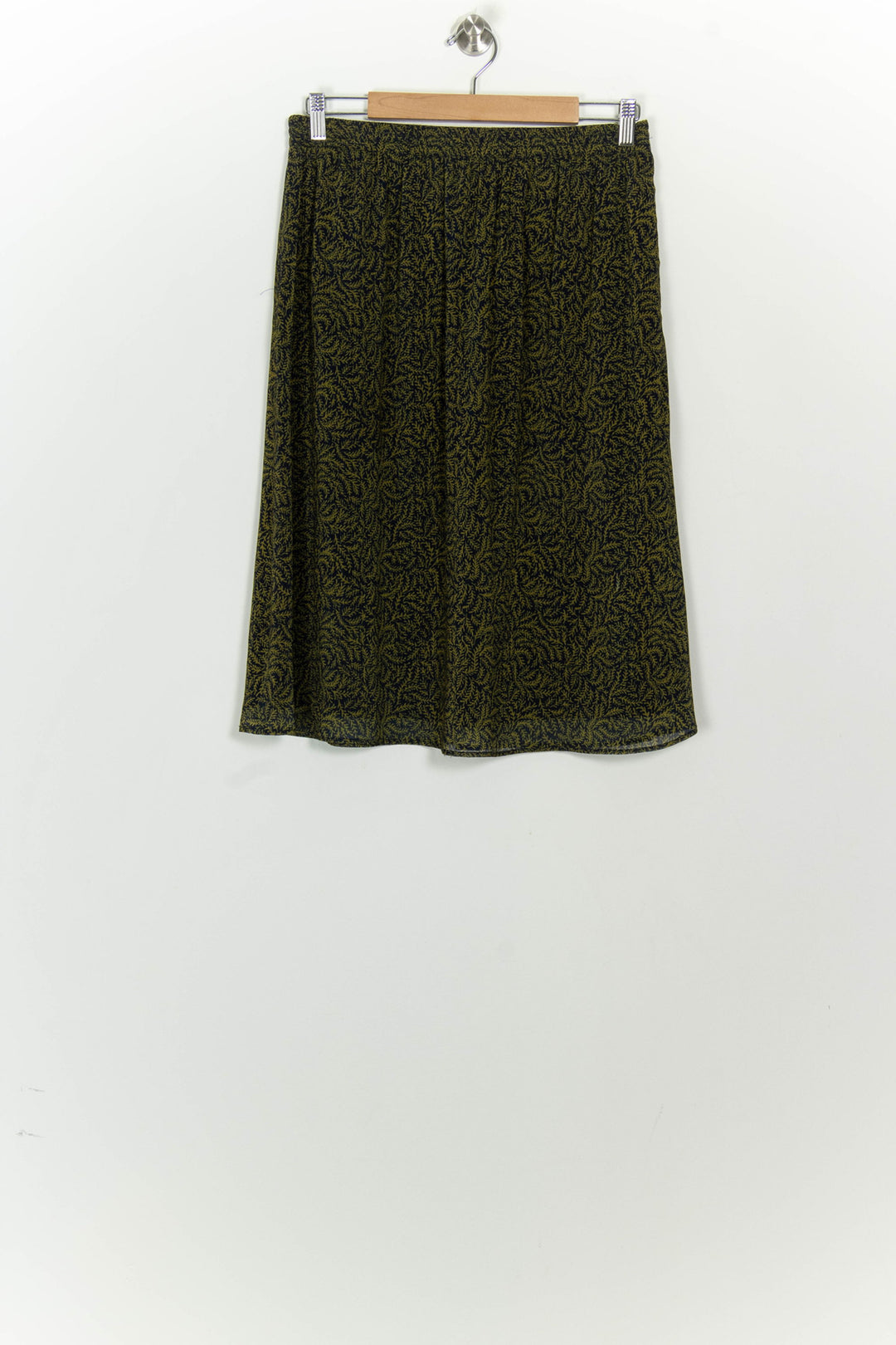Jupe Midi Noire et Kaki - Taille S/36 de la marque American Vintage | PARAD125684 - Vendu par Paradigme - Image 2