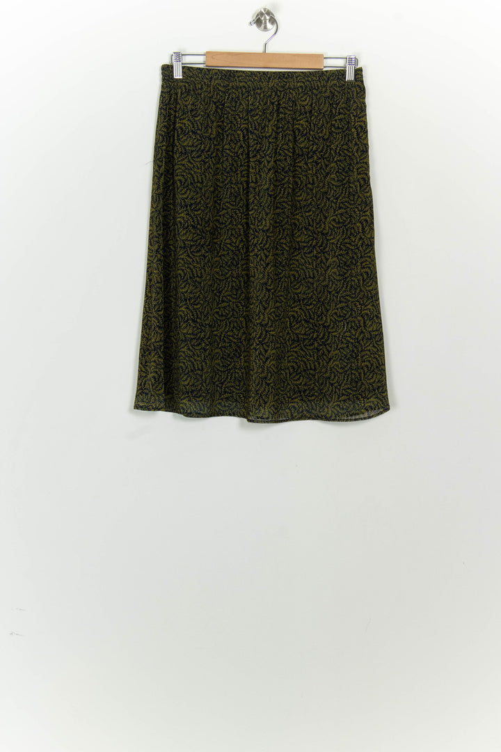 Jupe Midi Noire et Kaki - Taille S/36 de la marque American Vintage | PARAD125684 - Vendu par Paradigme - Image 2