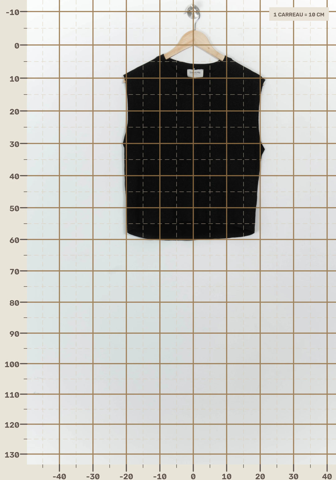 Débardeur Noir - Taille S/36 de la marque Grace &amp; Mila | PARAD125686 - Vendu par Paradigme - Image 4